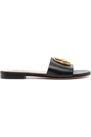 Bally Sandalen mit Logo-Schild