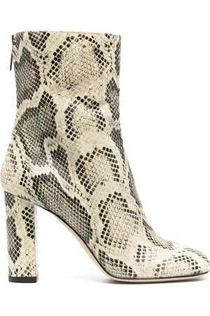 PARIS TEXAS Stiefeletten mit Python-Effekt, 100mm