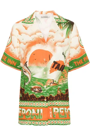 ALÉMAIS Bungalow Hemd mit Print