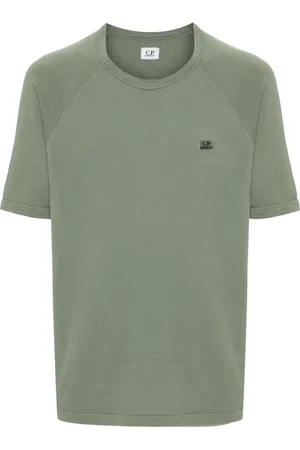 C.P. Company T-Shirt mit Logo-Stickerei