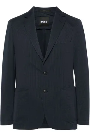 HUGO BOSS Einreihiges Seersucker-Sakko