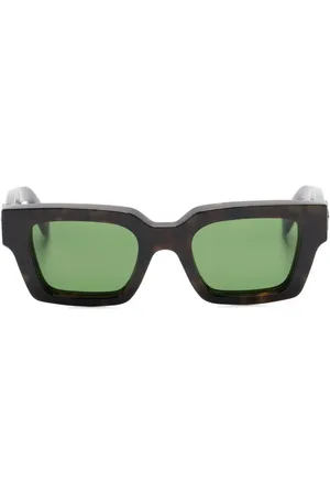 OFF-WHITE Virgil Sonnenbrille mit eckigem Gestell