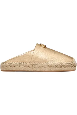 VALENTINO GARAVANI Metallische Mules mit VLogo