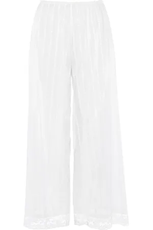ERES Hose mit Spitzenbesatz