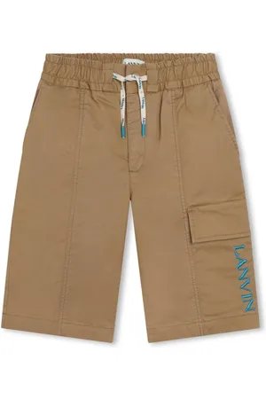 Lanvin Shorts mit Logo-Stickerei