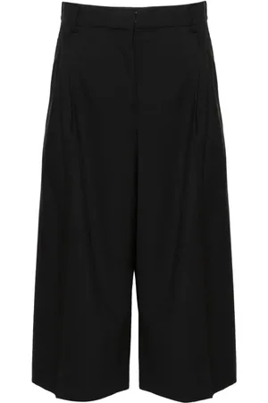 Kenzo Taillenhohe Solid Cropped-Hose