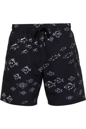 BRIONI Badeshorts mit Fische-Print