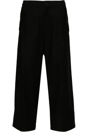 YOHJI YAMAMOTO M-Front 1 Tuck Cropped-Hose