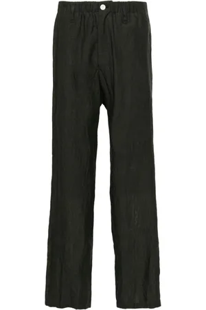 YOHJI YAMAMOTO Tapered-Hose mit Ziernaht