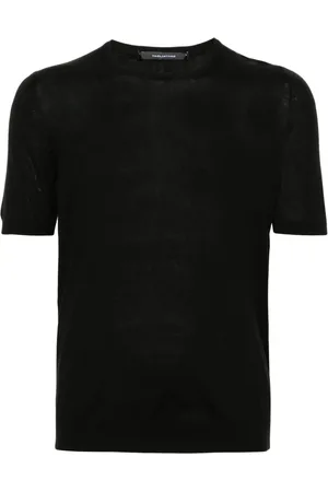 TAGLIATORE Kurzärmeliger Pullover aus Feinstrick