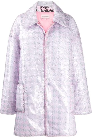 Natasha Zinko Oversized-Mantel mit Hahnentrittmuster