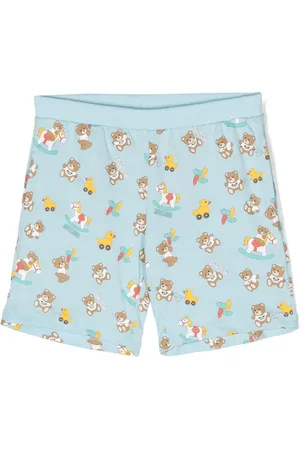 Moschino Shorts mit Teddy-Motiv