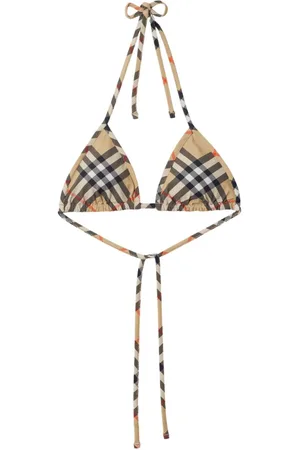 Burberry Bikinioberteil mit Karomuster