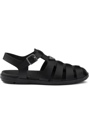 Prada Sandalen mit Triangel-Logo
