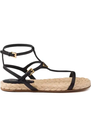 Prada Sandalen mit Triangel-Logo