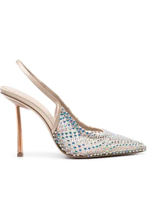 LE SILLA Gilda Pumps mit Kristallverzierung