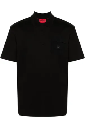 HUGO BOSS Poloshirt mit Logo-Applikation