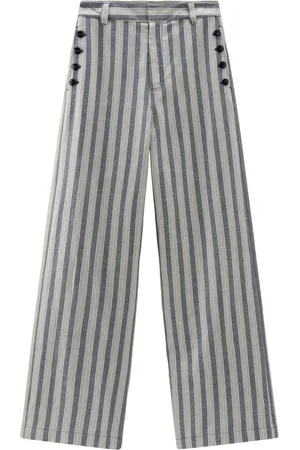 Woolrich Gestreifte Wide-Leg-Hose