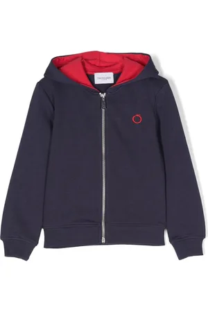 Trussardi Hoodie mit Logo-Stickerei