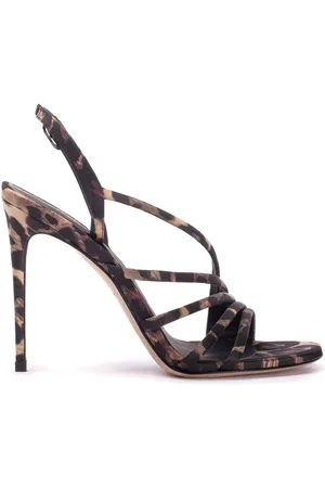 LE SILLA Scarlet Sandalen mit Leoparden-Print 105mm