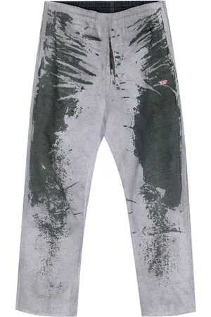 Diesel D-Lab Track Straight-Leg-Jeans