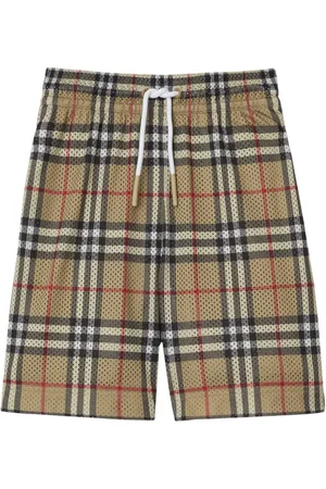 Burberry Perforierte Shorts mit Vintage-Check