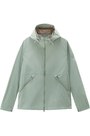 Woolrich Crinkle Windbreaker mit Kapuze