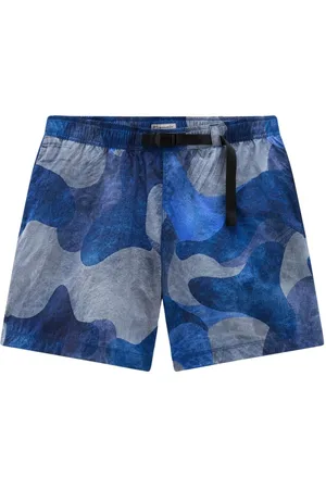 Woolrich Joggingshorts mit Camouflage-Print