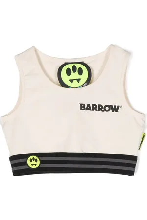 BARROW Cropped-Oberteil mit Logo-Print