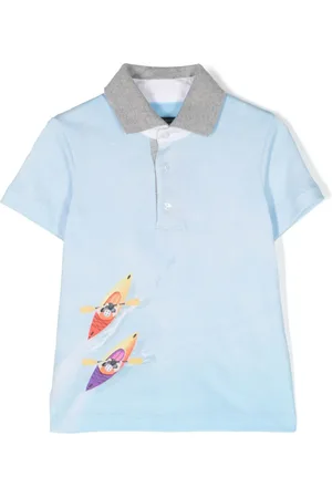 Lapin House Poloshirt mit grafischem Print