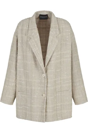 Emporio Armani Einreihiges Boucle-Sakko