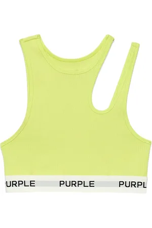 Purple Brand Cropped-Oberteil mit Cut-Out
