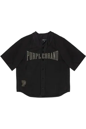 Purple Brand Hemd mit Logo-Print