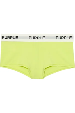 Purple Brand Slip mit Logo-Streifen