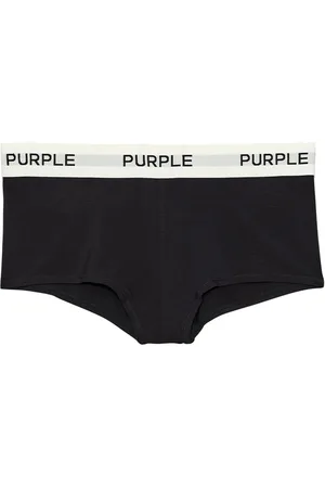 Purple Brand Slip mit Logo-Streifen