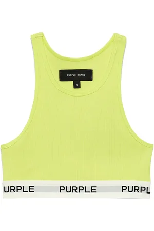 Purple Brand Sport-BH mit Logo-Streifen