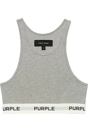 Purple Brand Sport-BH mit Logo-Streifen