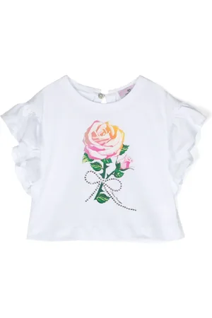 Chiara Ferragni T-Shirt mit Blumen-Print