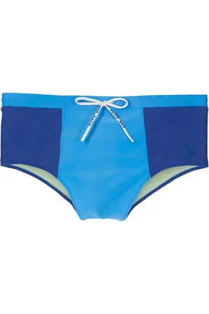 AMIR SLAMA Badeshorts in Colour-Block-Optik