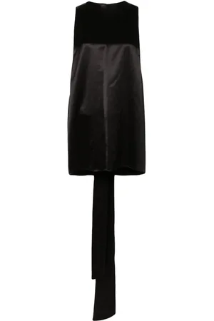 Saint Laurent Seiden-Tanktop mit Schleife am Rücken