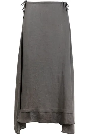Giorgio Armani 1990s Rock mit Kordelzug