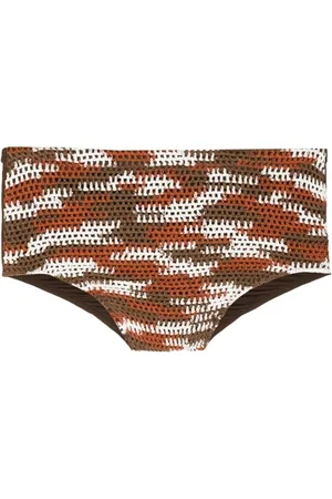AMIR SLAMA Badeshorts mit abstraktem Muster