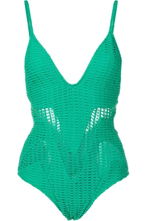 AMIR SLAMA Badeanzug mit Cut-Out