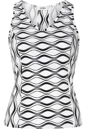 AMIR SLAMA Tanktop mit grafischem Print