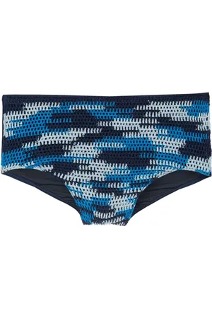 AMIR SLAMA Badeshorts mit abstraktem Muster