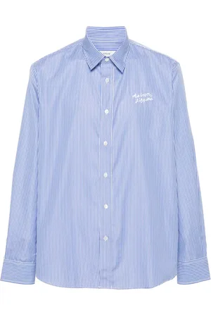 Maison Kitsuné Hemd mit Logo-Stickerei