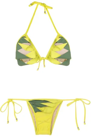 AMIR SLAMA Triangel-Bikini mit Cut-Out