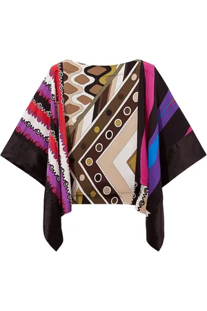 Puccini Kaftan mit Patchwork-Print