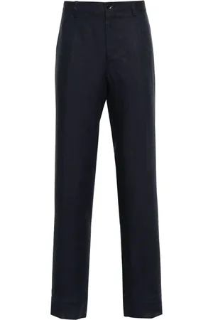 Etro Leinenhose mit Bügelfalten