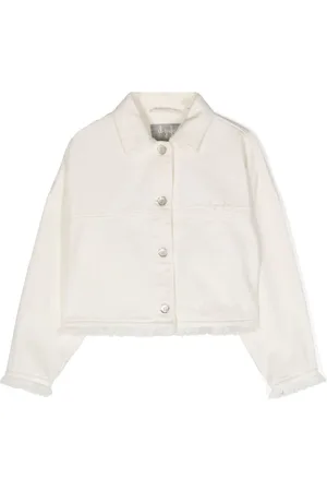 Il gufo Twill-Jacke mit Fransen